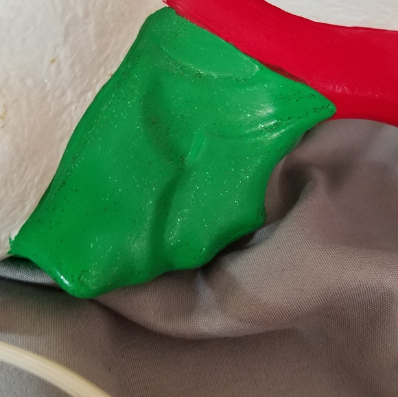 Vintage 1990's Light Up "Noel" Snowman | Handmade - Picture 12 of 14